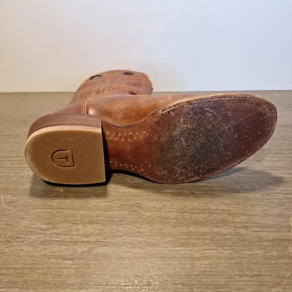 Tacovas Prescott 8.5 Brown Cowboy Boot - Picture 12 of 12